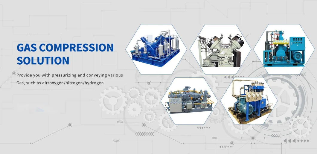 Industrial Gas High Pressure Oil Free CE Certificate Piston Booster Compressor