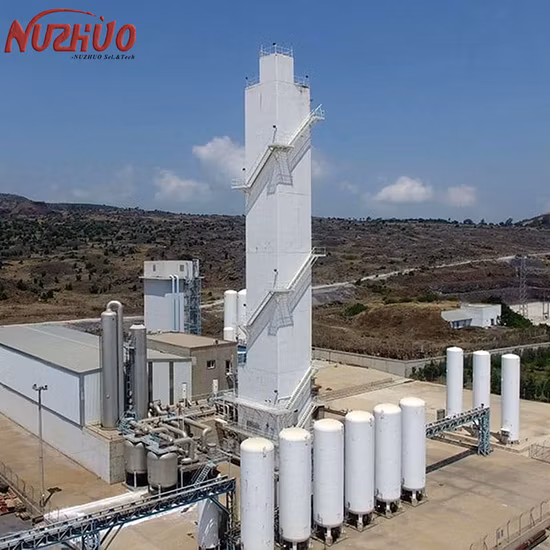 Industrial e Medica Nuzhuo Oxigênio Líquido Nitrogênio Argônio Planta de Produção